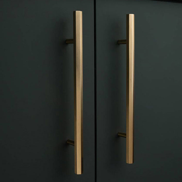 Tiradores de cajón de metal de cocina de muebles modernos