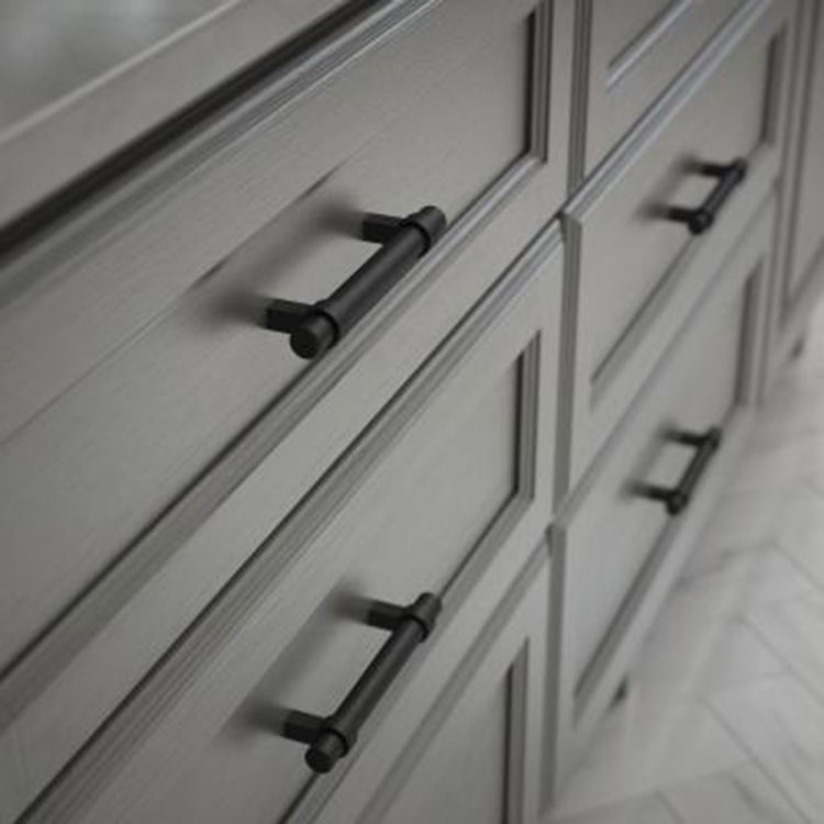 Tiradores de cajón de metal de cocina de muebles modernos