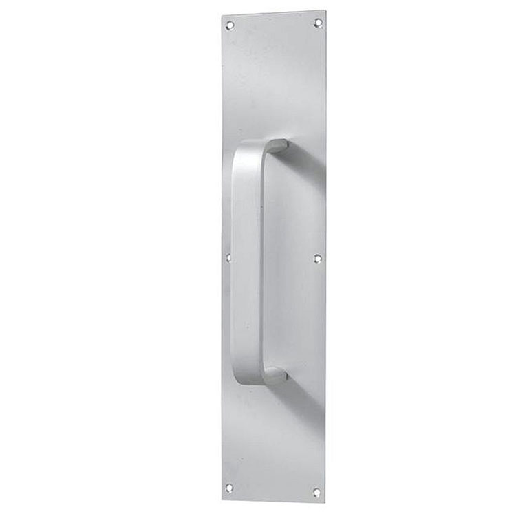 Tirador estilo placa de aluminio para puertas comerciales